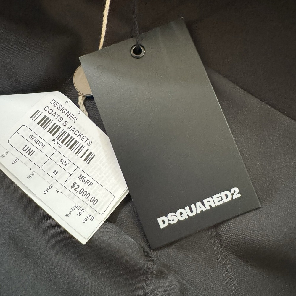 Dsquared2 Runway Tuxedo Blazer Leopard Brocade Metallic US 2, XS - Picture 14 of 16